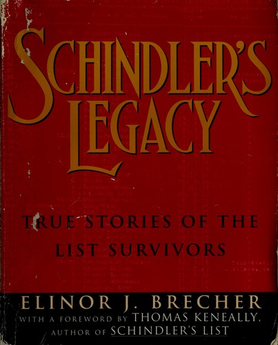Elinor J. Brecher: Schindler's legacy (1994, Penguin Books)