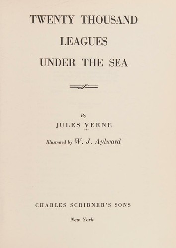 Jules Verne: Twenty Thousand Leagues Under the Sea (1960, Scribner's)